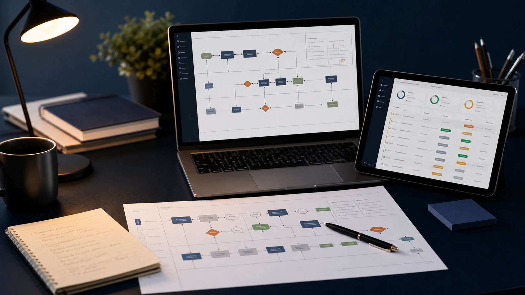Clear task planning and status organization