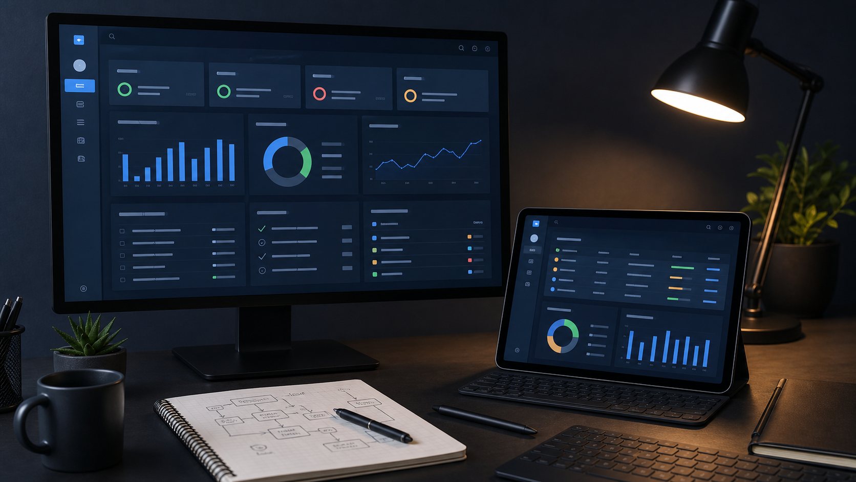 Custom operations software for a service business