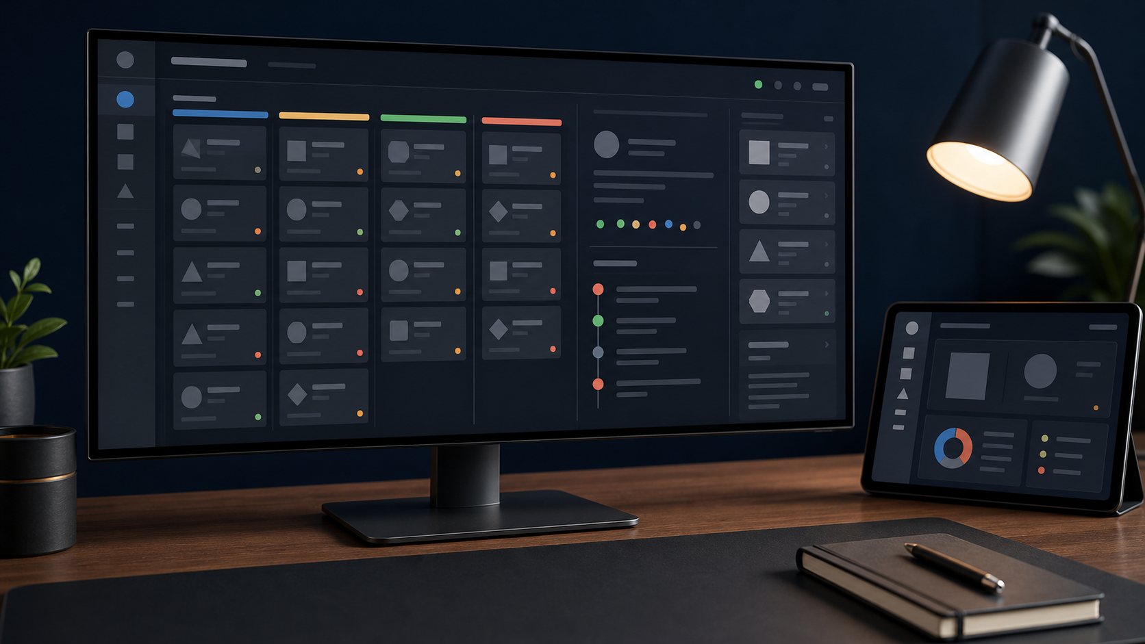 Organized workflow and status view for business operations